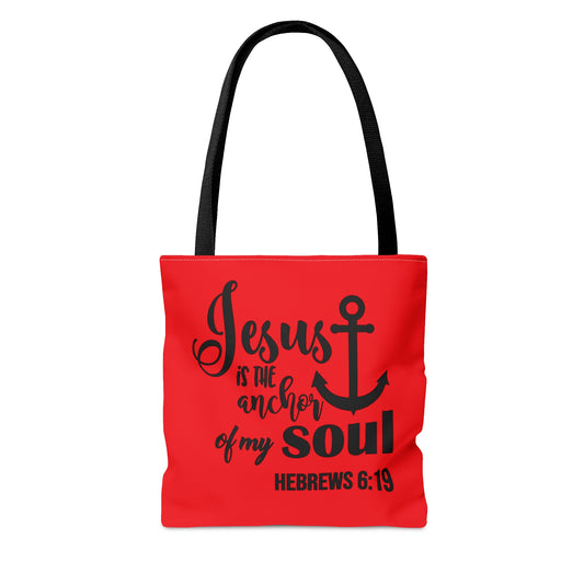 Jesus Is The Anchor Of My Soul Hebrews 6:19 (red)