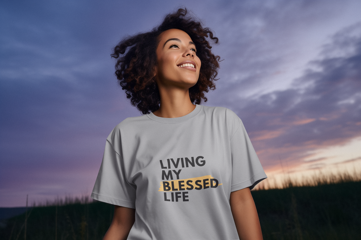 Living My Blessed Life Unisex T-shirt