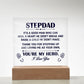 Step Dad You're My Hero Acrylic Square Plaque