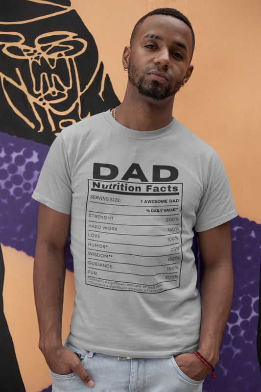 Dad Nutrition Facts T-shirt