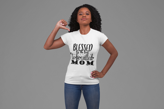 Blessed-by-the-best-to-be-called-Mom-t-shirt