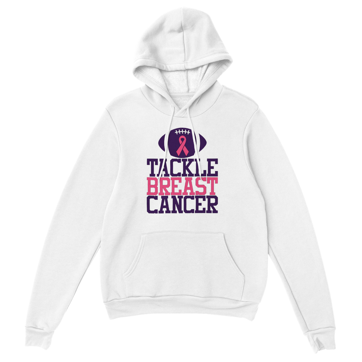 Tackle Breast Cancer Unisex Pullover Hoodie