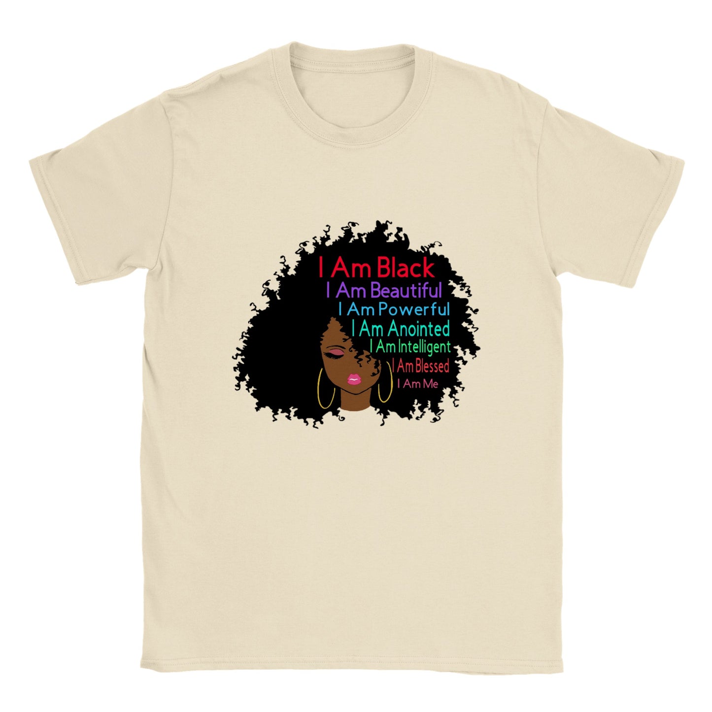I Am Black, Beautiful, Powerful, Anointed, Intelligent, Blessed T-shirt