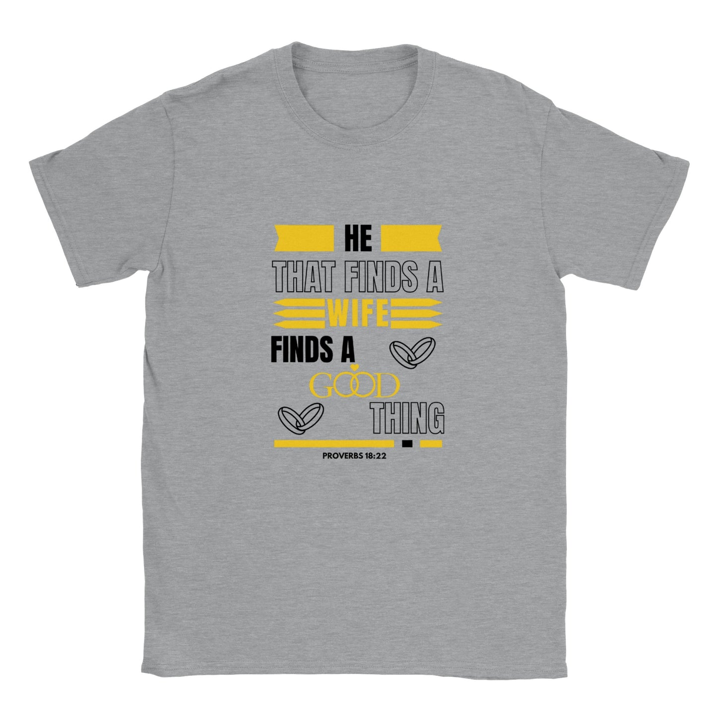 He That Finds A Wife Finds A Good Thing Couples T-shirt