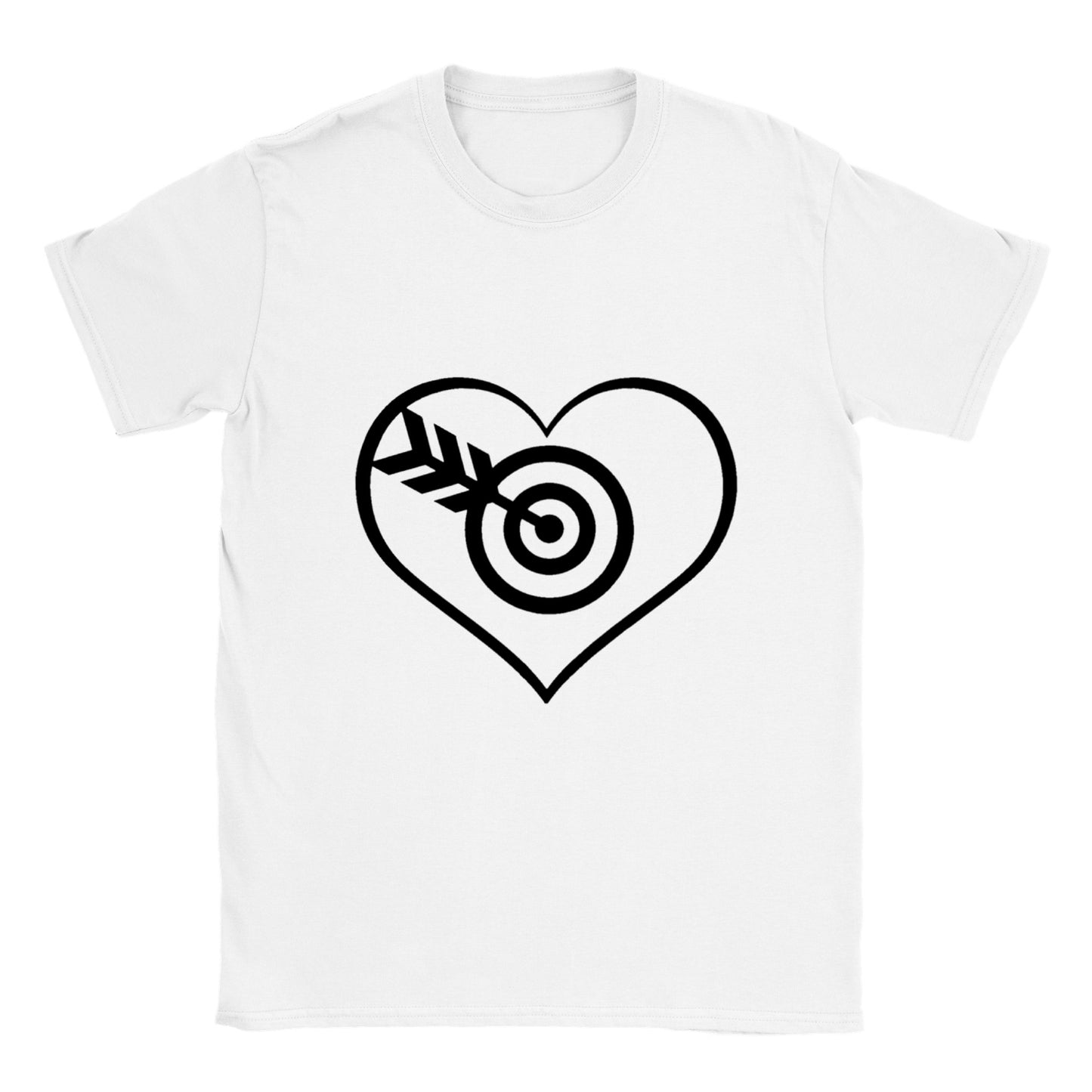 Heart Bullseye Couples T-shirt (Hers)