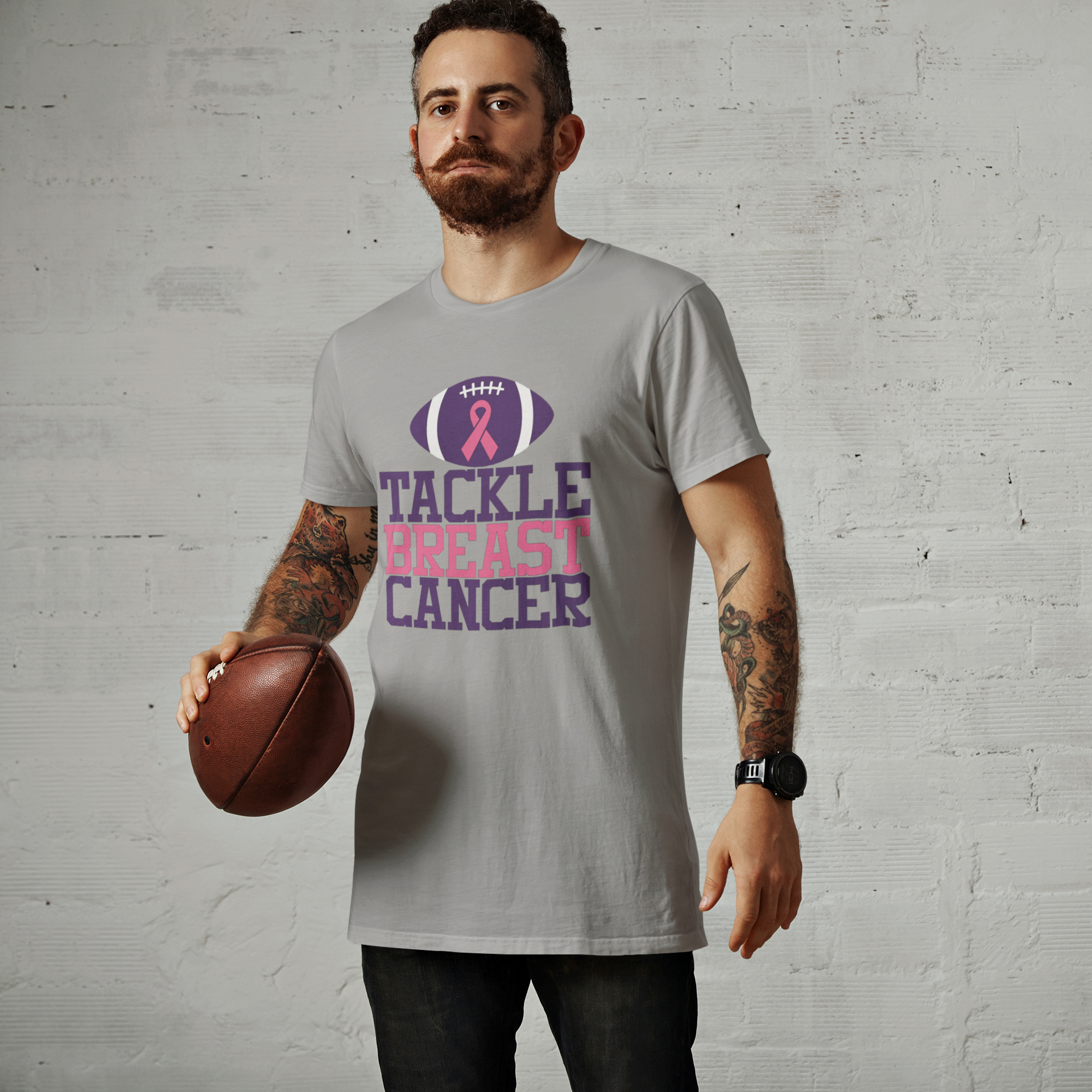 Tackle-Breast-Cancer-T-shirt
