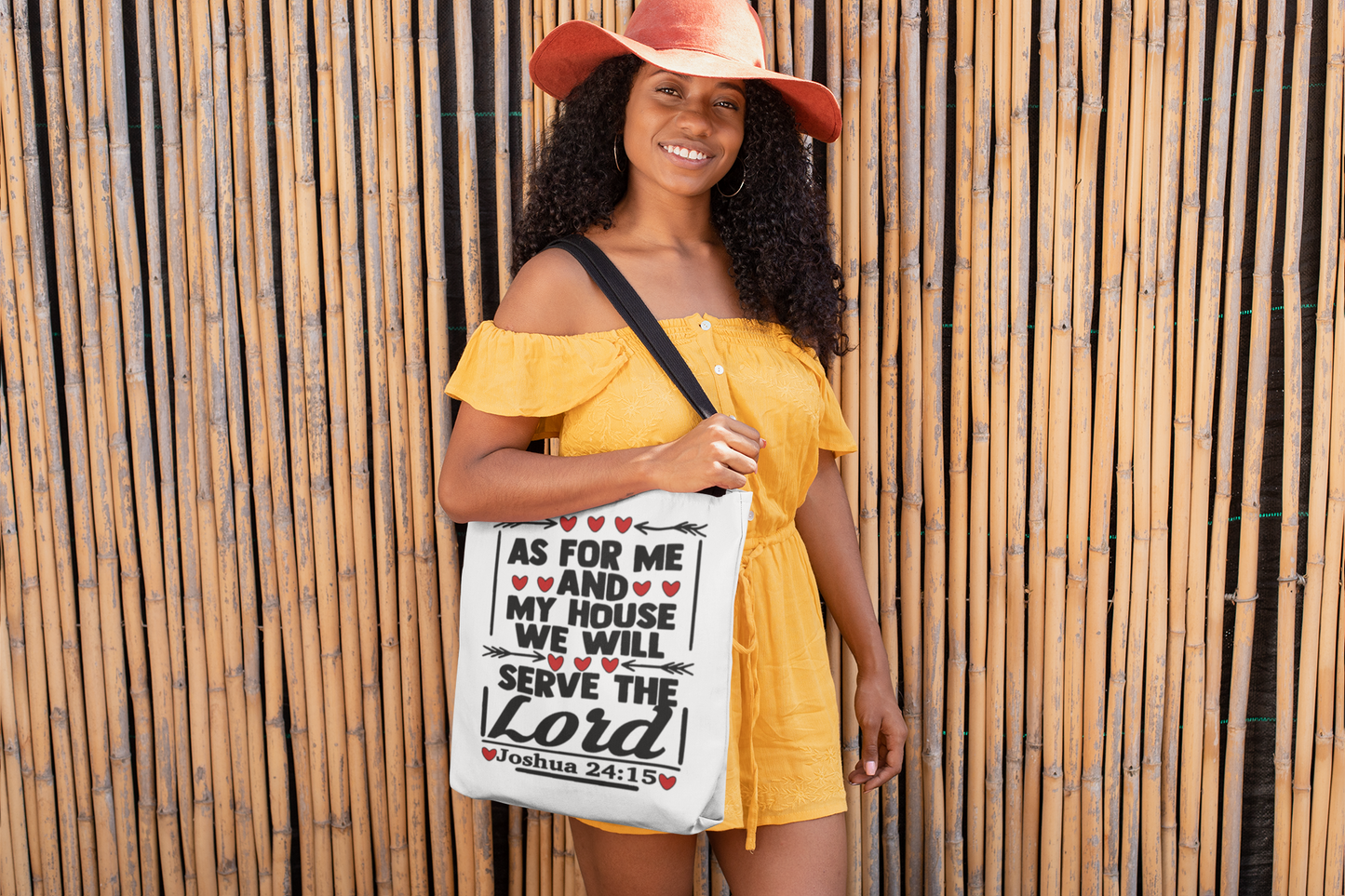 As For Me And My House We will Serve The Lord Jeremiah 24:15 Tote bag